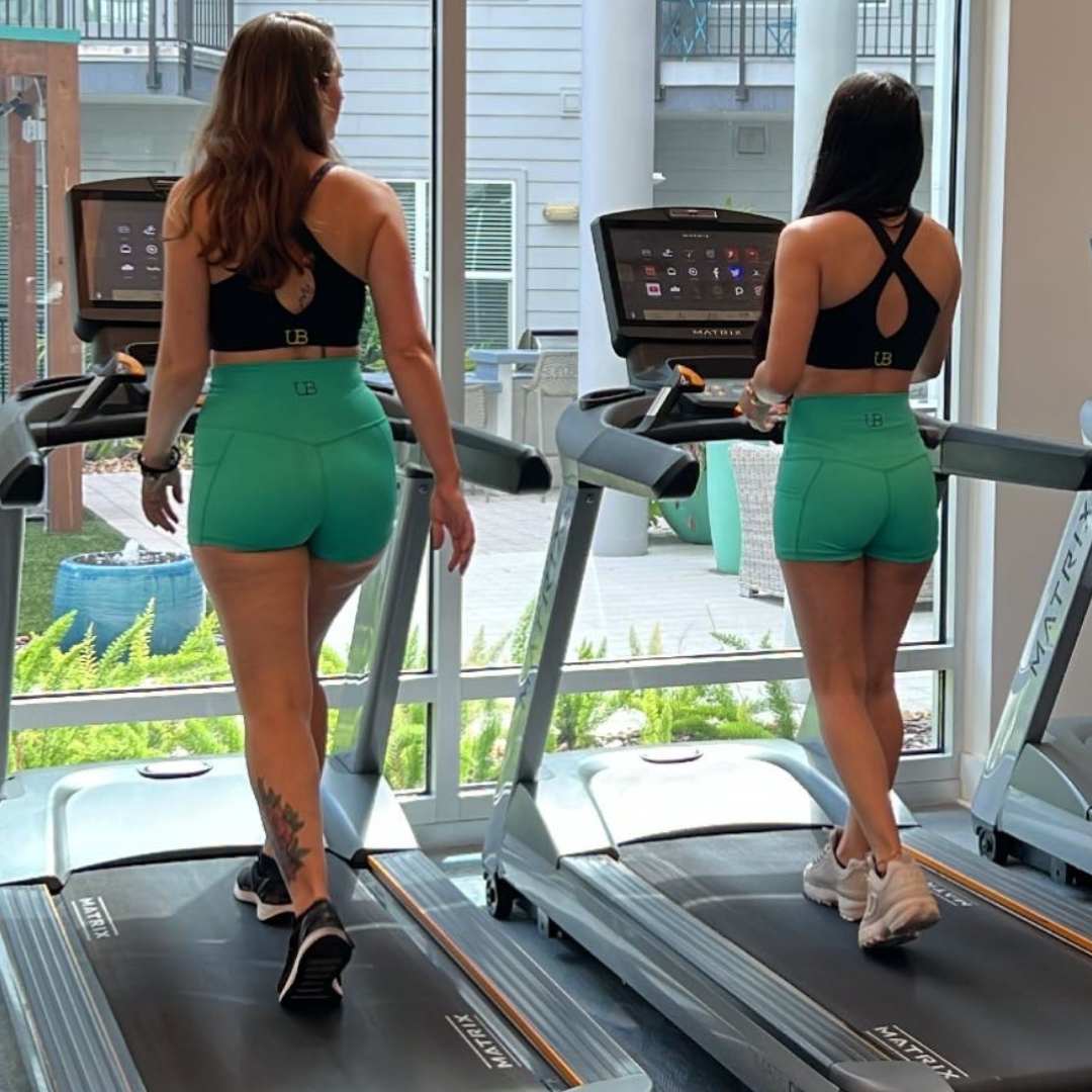 Pocketed Green Yoga Booty Shorts Unseen Beauty Quality Athleisure –  unseenbeauty4u